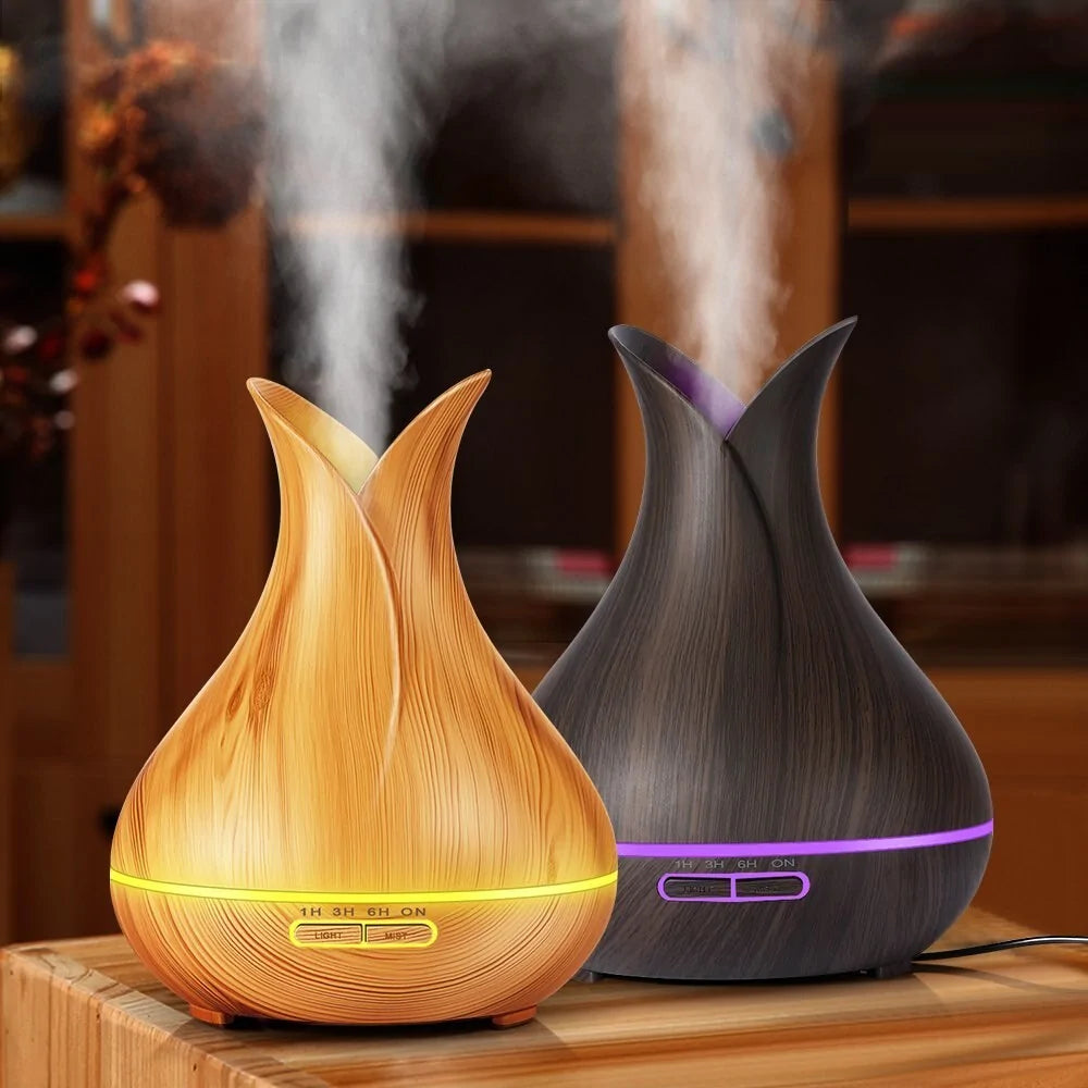Wooden Petal Essential Oil Diffuser